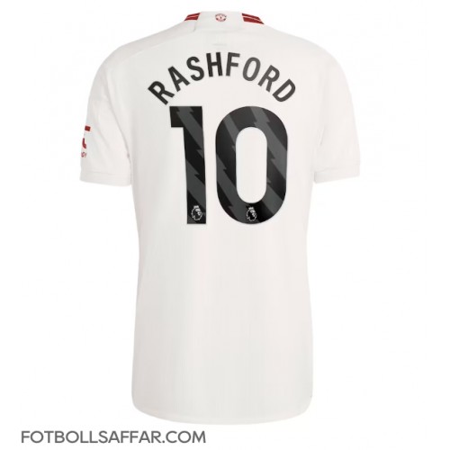 Manchester United Marcus Rashford #10 Tredjeställ 2023-24 Kortärmad